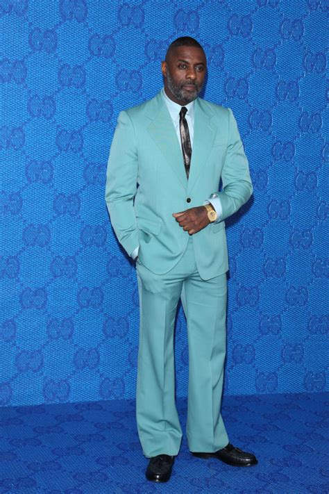 gucci blue suit